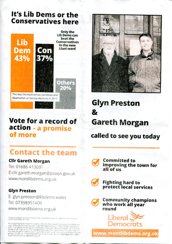 Thumbnail of leaflet from Glyn Preston