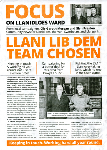 Thumbnail of leaflet from Glyn Preston