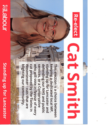 Thumbnail of leaflet from Cat Smith