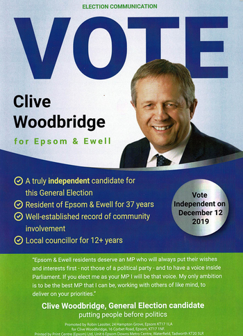Thumbnail of leaflet from Clive Woodbridge