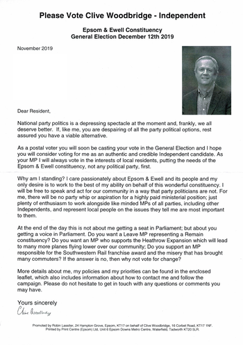 Thumbnail of leaflet from Clive Woodbridge