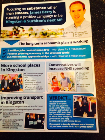 Thumbnail of leaflet from James Berry