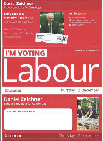 Thumbnail of leaflet from Daniel Zeichner