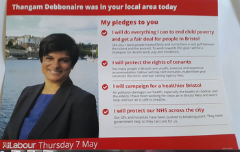Thumbnail of leaflet from Thangam Debbonaire
