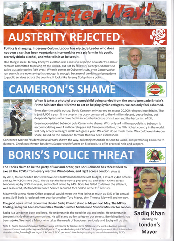 Thumbnail of leaflet from Andrew Judge