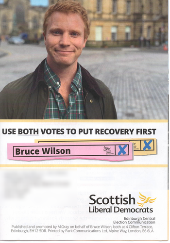 Thumbnail of leaflet from Bruce Wilson