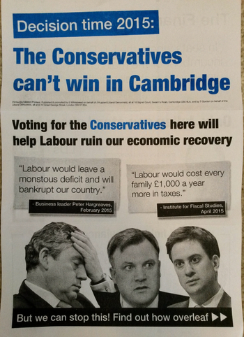 Thumbnail of leaflet from Julian Huppert