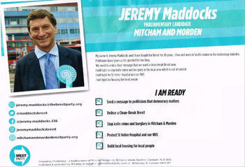 Thumbnail of leaflet from Jeremy Maddocks