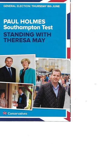 Thumbnail of leaflet from Paul Holmes