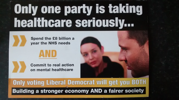 Thumbnail of leaflet from Nick Clegg