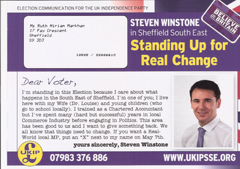 Thumbnail of leaflet from Steven Winstone