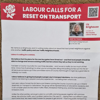 Thumbnail of leaflet - Labour Party leaflet