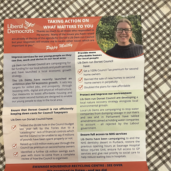 Thumbnail of leaflet - Liberal Democrats leaflet