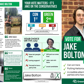 Thumbnail of leaflet - Green Party leaflet
