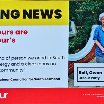 Thumbnail of leaflet - Labour Party leaflet