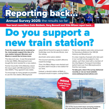 Thumbnail of leaflet - Conservative and Unionist Party leaflet