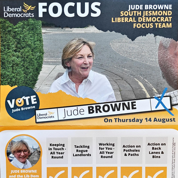 Thumbnail of leaflet - Liberal Democrats leaflet
