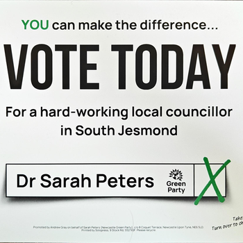 Thumbnail of leaflet - Green Party leaflet