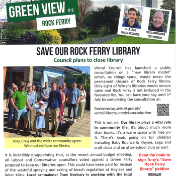 Thumbnail of leaflet - Green Party leaflet