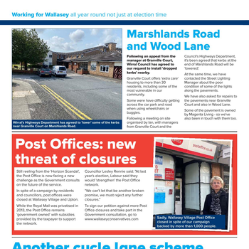 Thumbnail of leaflet - Conservative and Unionist Party leaflet