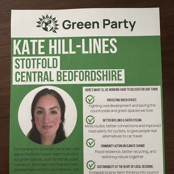 Thumbnail of leaflet - Green Party leaflet