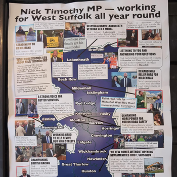 Thumbnail of leaflet - Conservative and Unionist Party leaflet