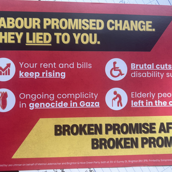 Thumbnail of leaflet - Green Party leaflet