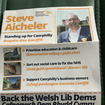 Thumbnail of leaflet - Liberal Democrats leaflet