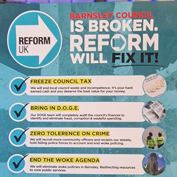 Thumbnail of leaflet - Reform UK leaflet