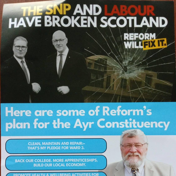 Thumbnail of leaflet - Reform UK leaflet