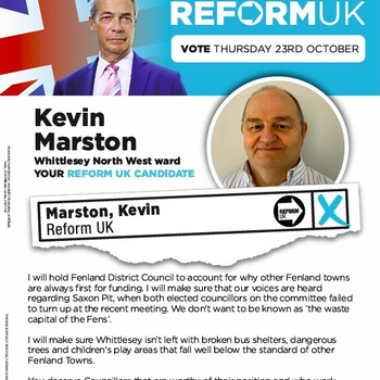 Thumbnail of leaflet - Reform UK leaflet