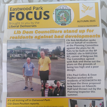 Thumbnail of leaflet - Liberal Democrats leaflet