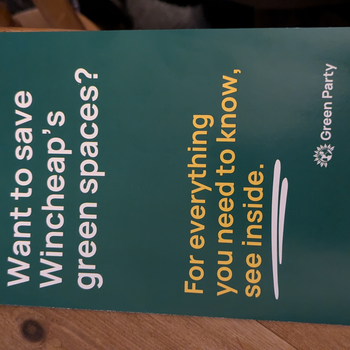 Thumbnail of leaflet - Green Party leaflet