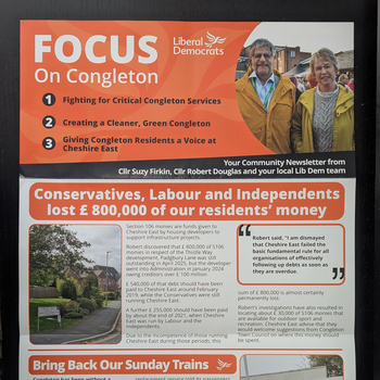 Thumbnail of leaflet - Liberal Democrats leaflet