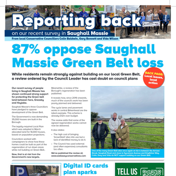 Thumbnail of leaflet - Conservative and Unionist Party leaflet