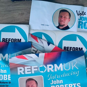 Thumbnail of leaflet - Reform UK leaflet