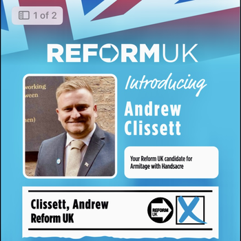 Thumbnail of leaflet - Reform UK leaflet