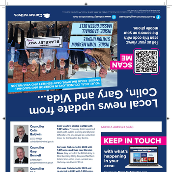 Thumbnail of leaflet - Conservative and Unionist Party leaflet