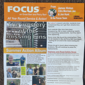 Thumbnail of leaflet - Liberal Democrats leaflet