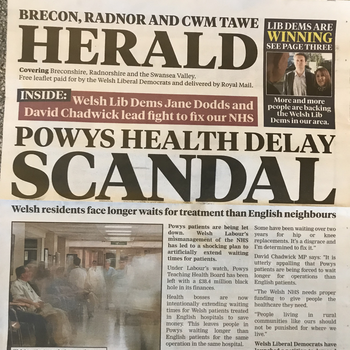 Thumbnail of leaflet - Liberal Democrats leaflet