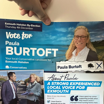 Thumbnail of leaflet - Conservative and Unionist Party leaflet