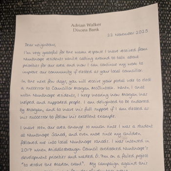 Thumbnail of leaflet - Liberal Democrats leaflet