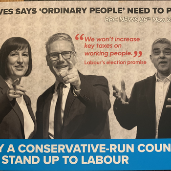 Thumbnail of leaflet - Conservative and Unionist Party leaflet