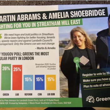 Thumbnail of leaflet - Green Party leaflet