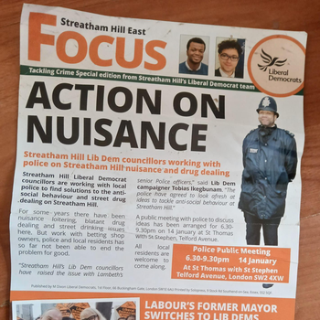 Thumbnail of leaflet - Liberal Democrats leaflet