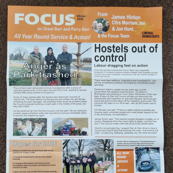 Thumbnail of leaflet - Liberal Democrats leaflet