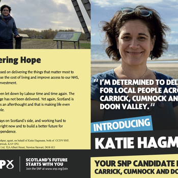 Thumbnail of leaflet - Scottish National Party (SNP) leaflet
