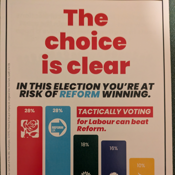 Thumbnail of leaflet - Labour Party leaflet