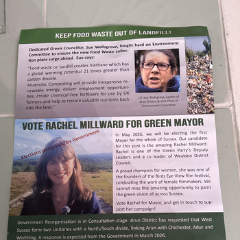 Thumbnail of leaflet - Green Party leaflet