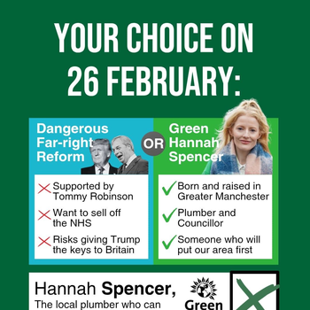 Thumbnail of leaflet - Green Party leaflet